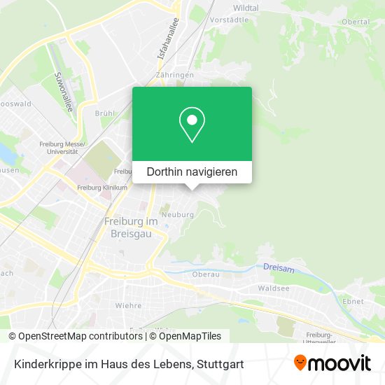 Kinderkrippe im Haus des Lebens Karte