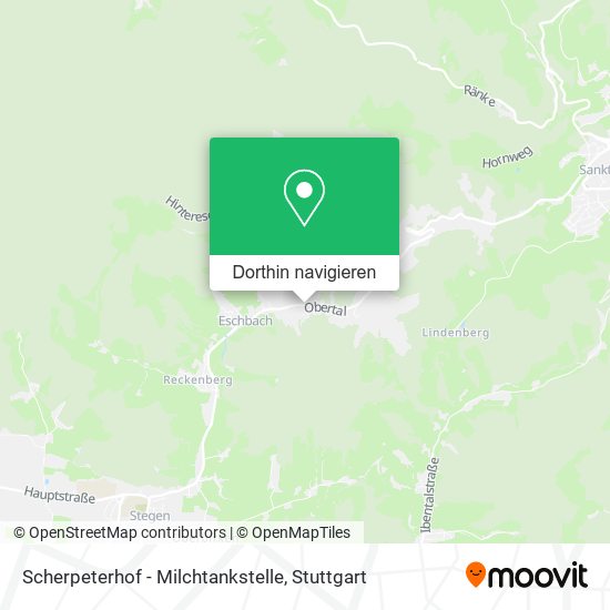 Scherpeterhof - Milchtankstelle Karte