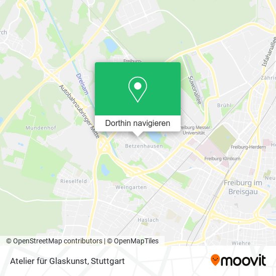 Atelier für Glaskunst Karte