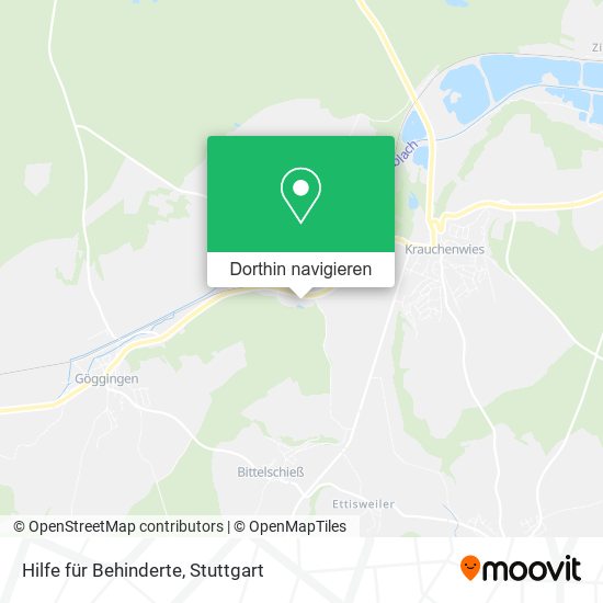 Hilfe für Behinderte Karte