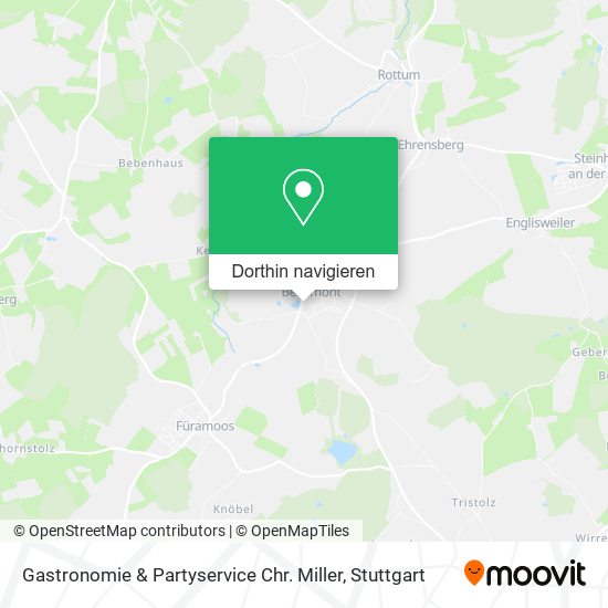 Gastronomie & Partyservice Chr. Miller Karte