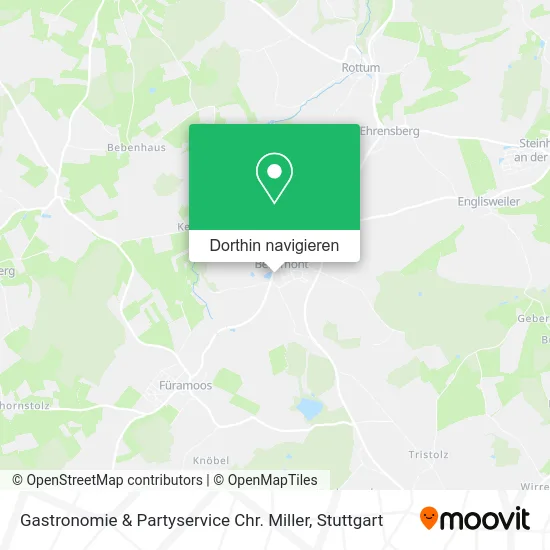 Gastronomie & Partyservice Chr. Miller Karte