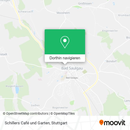 Schillers Café und Garten Karte