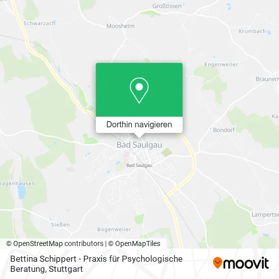 Bettina Schippert - Praxis für Psychologische Beratung Karte