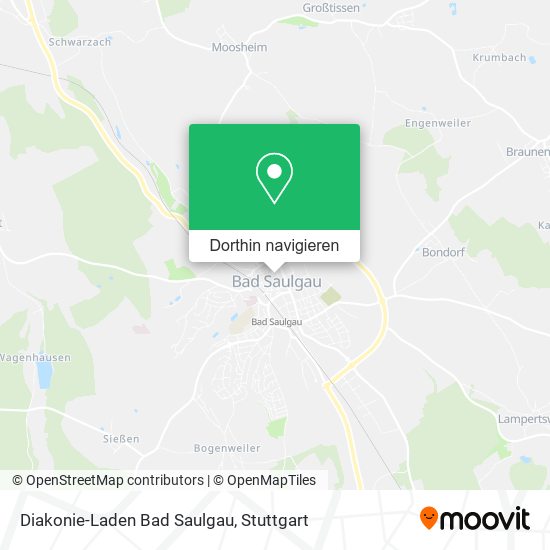 Diakonie-Laden Bad Saulgau Karte