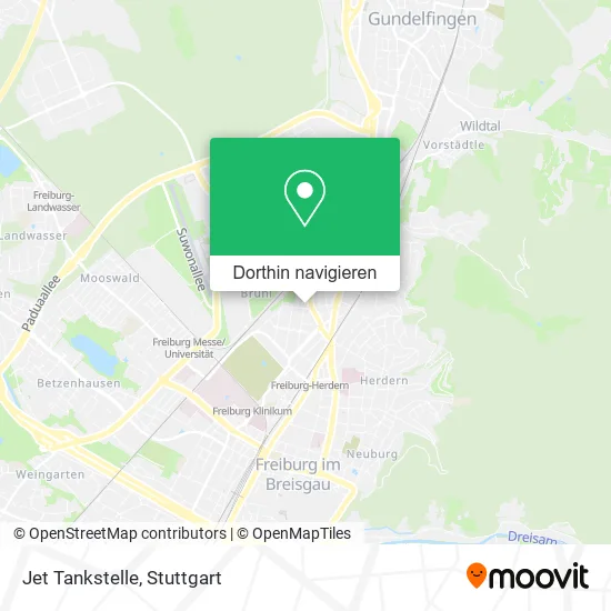 Jet Tankstelle Karte