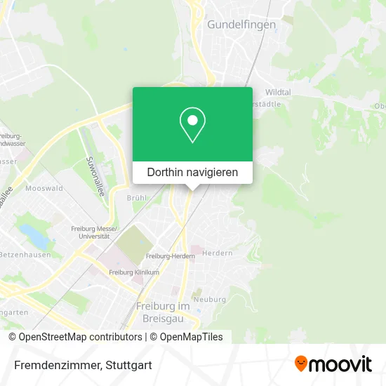 Fremdenzimmer Karte