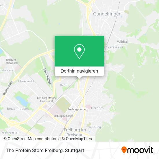 The Protein Store Freiburg Karte