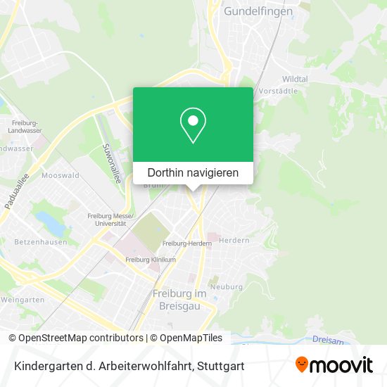 Kindergarten d. Arbeiterwohlfahrt Karte