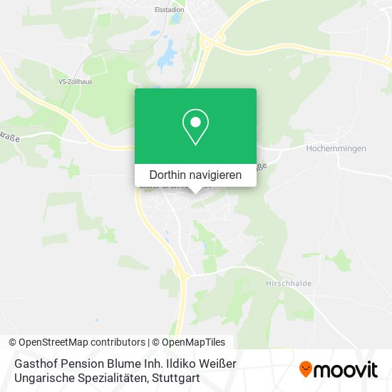 Gasthof Pension Blume Inh. Ildiko Weißer Ungarische Spezialitäten Karte