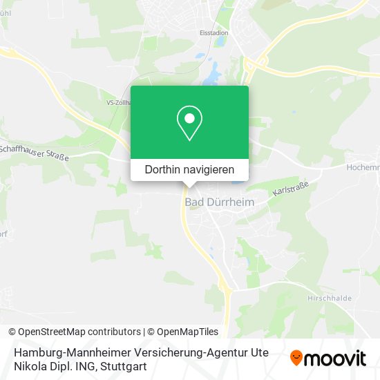 Hamburg-Mannheimer Versicherung-Agentur Ute Nikola Dipl. ING Karte