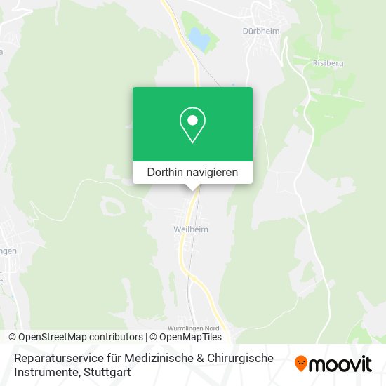 Reparaturservice für Medizinische & Chirurgische Instrumente Karte