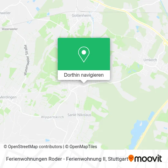 Ferienwohnungen Roder - Ferienwohnung II Karte