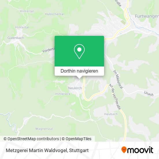 Metzgerei Martin Waldvogel Karte