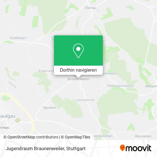 Jugendraum Braunenweiler Karte