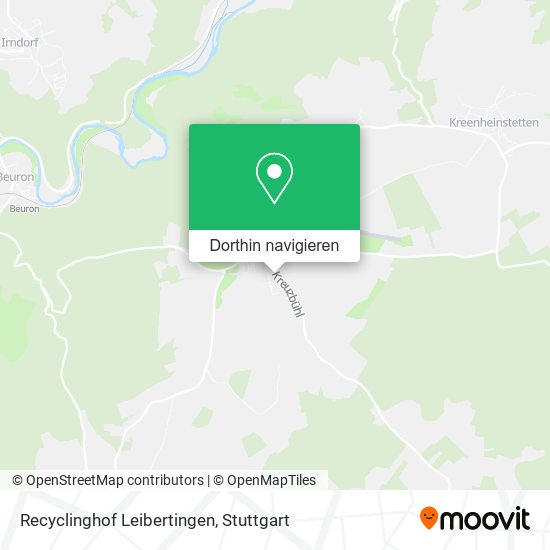 Recyclinghof Leibertingen Karte