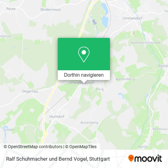 Ralf Schuhmacher und Bernd Vogel Karte