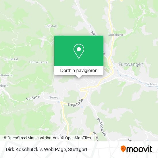 Dirk Koschützki's Web Page Karte