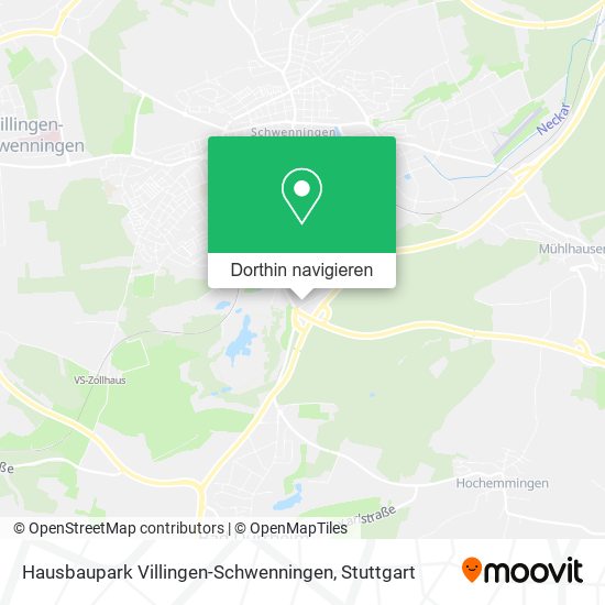 Hausbaupark Villingen-Schwenningen Karte