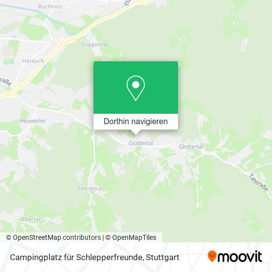 Campingplatz für Schlepperfreunde Karte