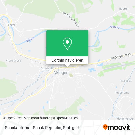 Snackautomat Snack Republic Karte