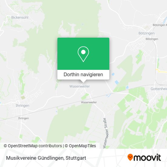 Musikvereine Gündlingen Karte