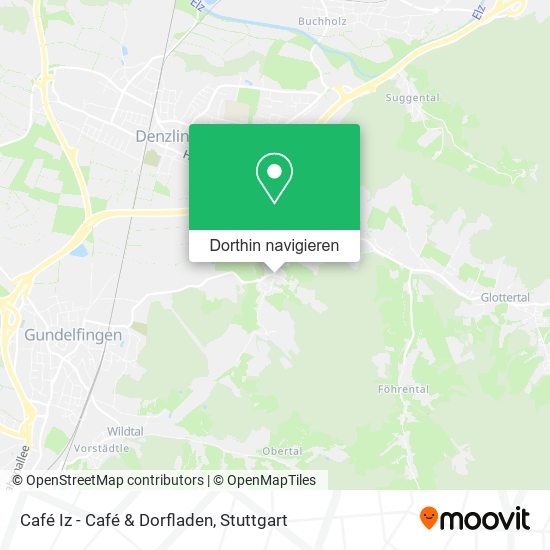 Café Iz - Café & Dorfladen Karte