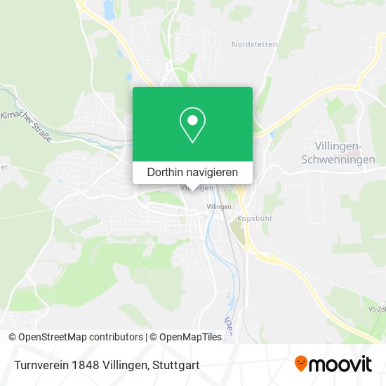 Turnverein 1848 Villingen Karte