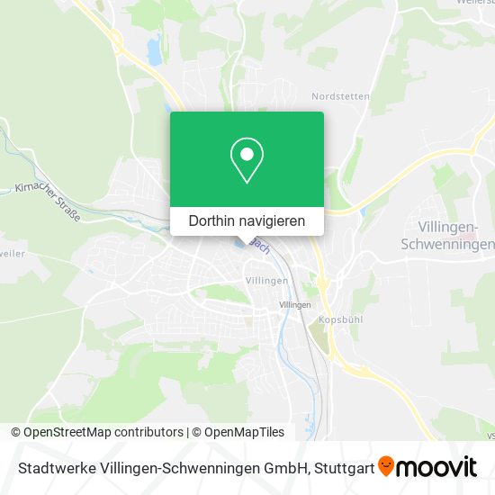 Stadtwerke Villingen-Schwenningen GmbH Karte