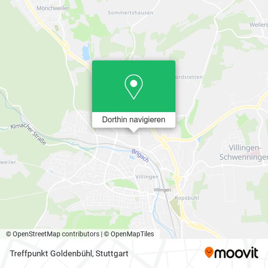 Treffpunkt Goldenbühl Karte