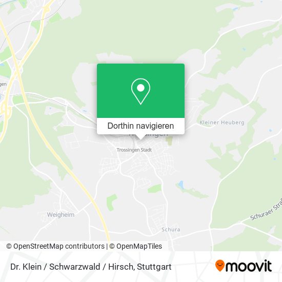 Dr. Klein / Schwarzwald / Hirsch Karte