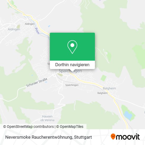 Neversmoke Raucherentwöhnung Karte