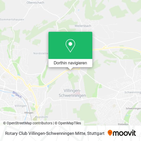 Rotary Club Villingen-Schwenningen Mitte Karte