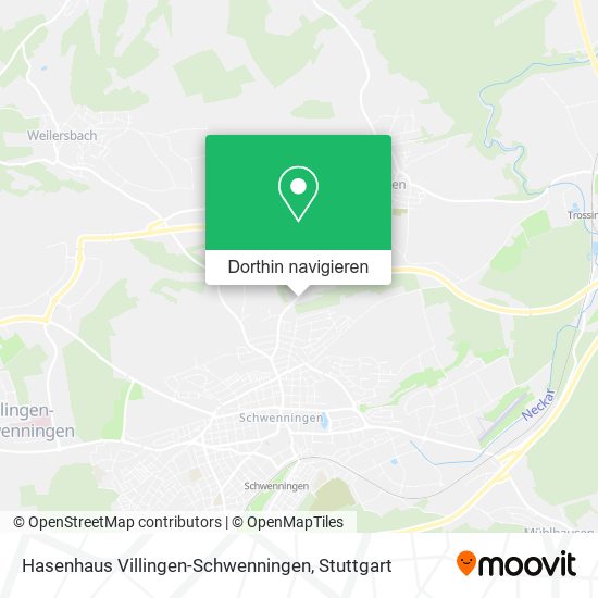 Hasenhaus Villingen-Schwenningen Karte