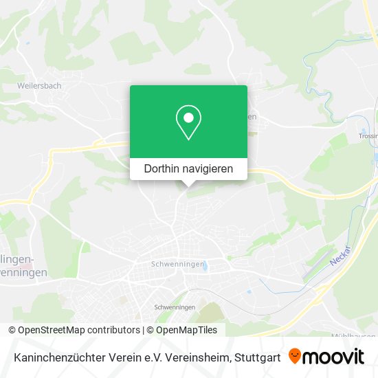 Kaninchenzüchter Verein e.V. Vereinsheim Karte