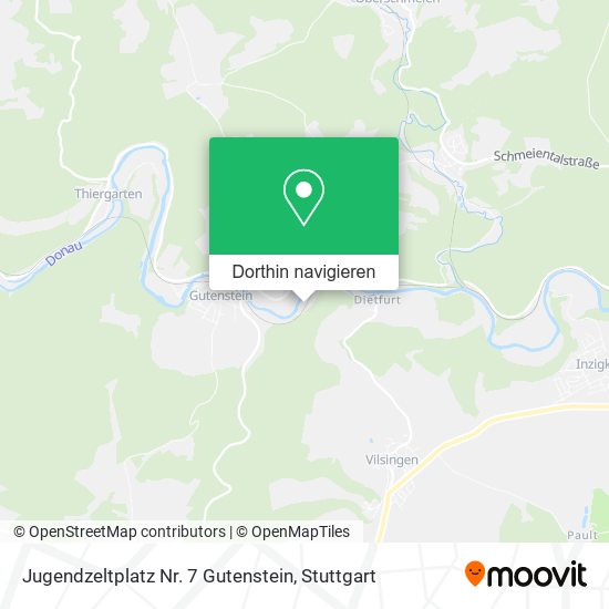 Jugendzeltplatz Nr. 7 Gutenstein Karte