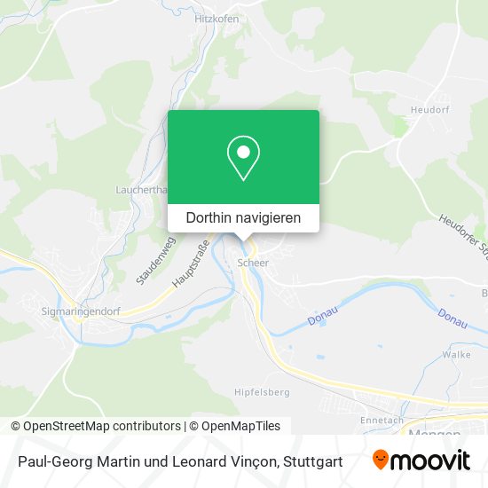 Paul-Georg Martin und Leonard Vinçon Karte