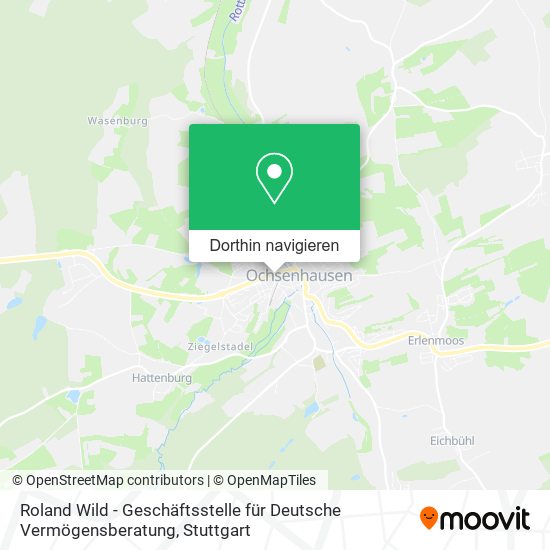 Roland Wild - Geschäftsstelle für Deutsche Vermögensberatung Karte