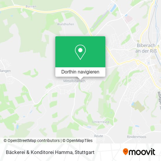 Bäckerei & Konditorei Hamma Karte