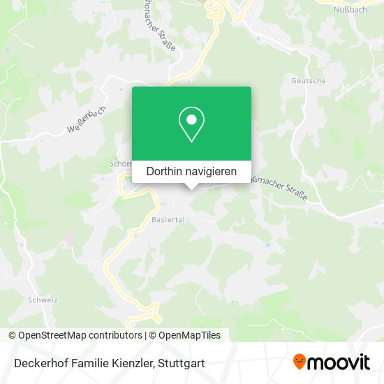 Deckerhof Familie Kienzler Karte