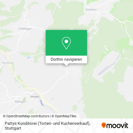 Pattys Konditorei (Torten- und Kuchenverkauf) Karte
