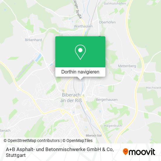 A+B Asphalt- und Betonmischwerke GmbH & Co Karte