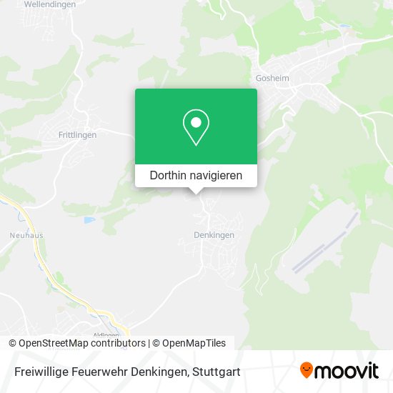 Freiwillige Feuerwehr Denkingen Karte