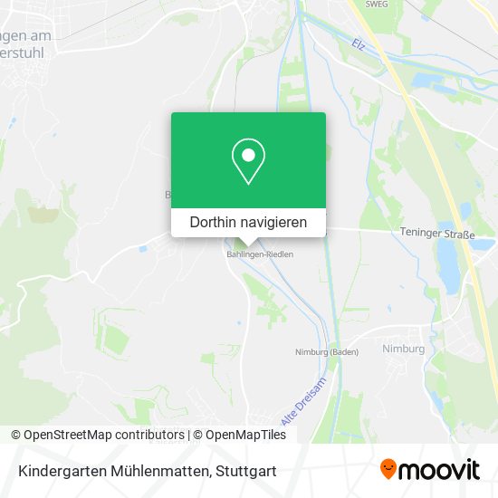 Kindergarten Mühlenmatten Karte