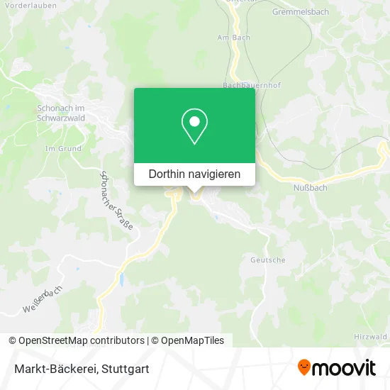 Markt-Bäckerei Karte