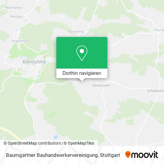 Baumgartner Bauhandwerkervereinigung Karte