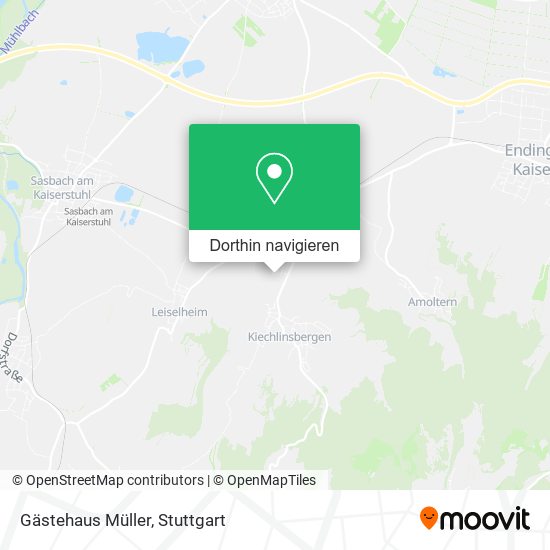 Gästehaus Müller Karte