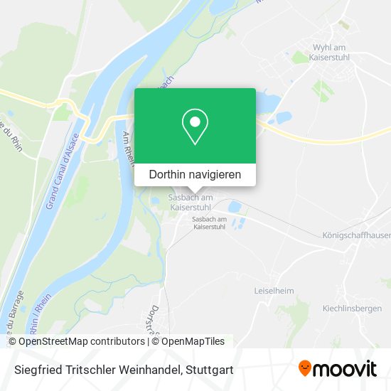 Siegfried Tritschler Weinhandel Karte
