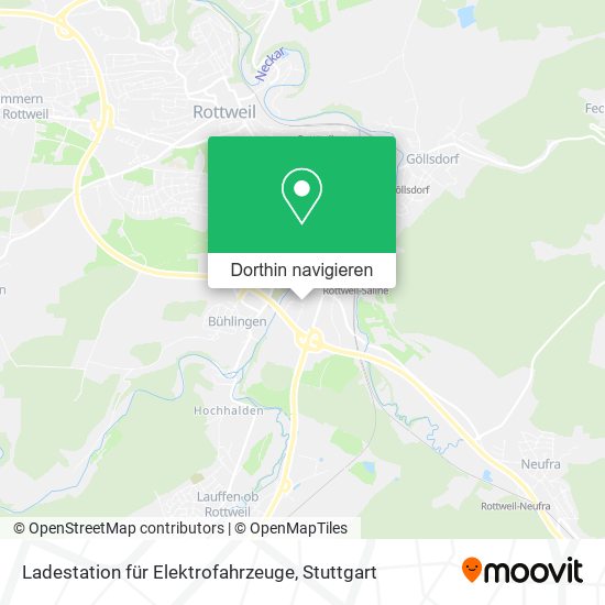 Ladestation für Elektrofahrzeuge Karte