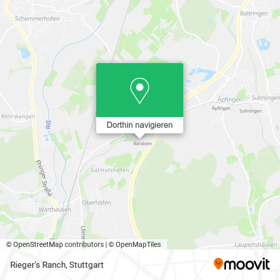 Rieger's Ranch Karte